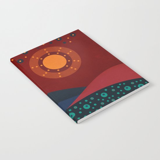 circular landscape Notebook