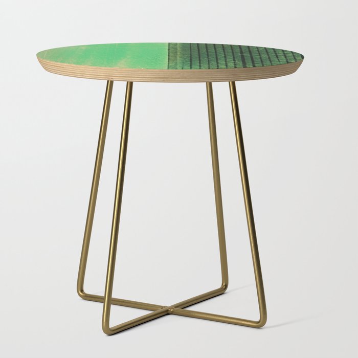 jade green soft enzyme wash fabric look Side Table