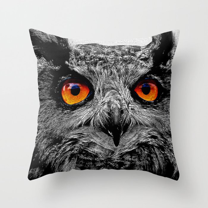 You Re The Orange Of My Eyes Throw Pillow By Catspaws Society6