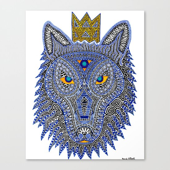 The Yellow King / Lonewolf Canvas Print
