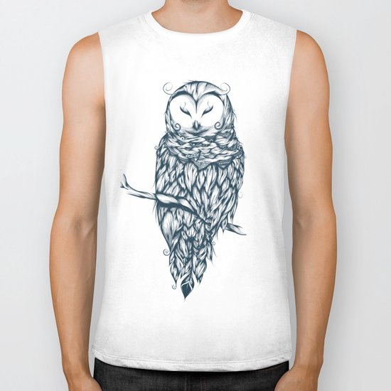 Snow Owl Biker Tank