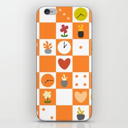 Color object checkerboard collection 3 iPhone Skin