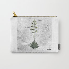 Big Bend National Park Carry-All Pouch | Graphicdesign, Bend, Agave, Big, Topography, Poster, Agavebloom, Nationalpark, Digital, Bigbend 