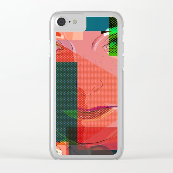 Eyes Pop art Clear iPhone Case