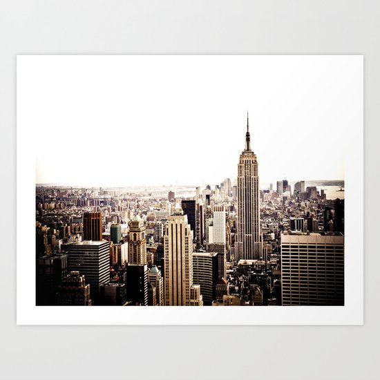 New York City Skyline Art Print