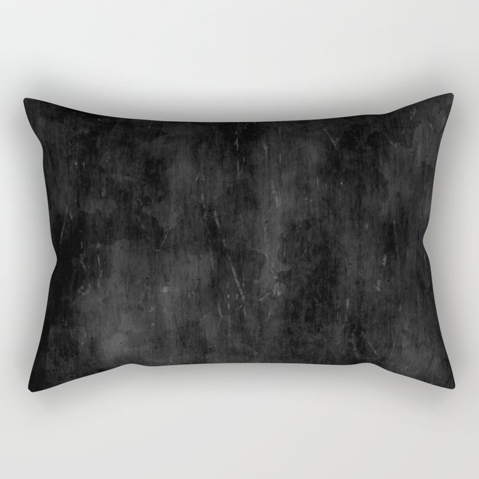 Grunge dark spilled wall Rectangular Pillow