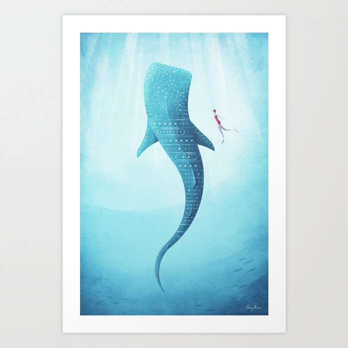 The Whale Shark Art Print