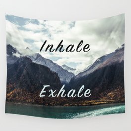 Inhale Exhale Wall Tapestry
