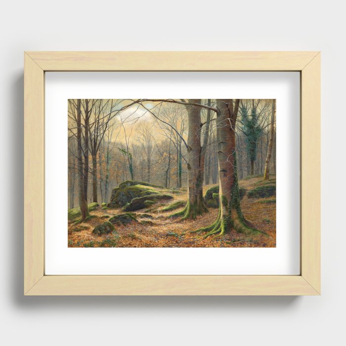 A Winter Morning, Hoar Frost Melting, 1892 by James Thomas Watts Recessed Framed Print