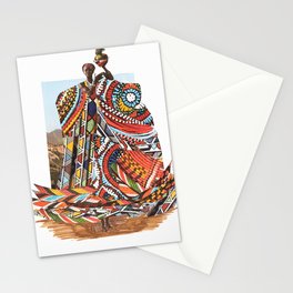 African Couture Stationery Cards
