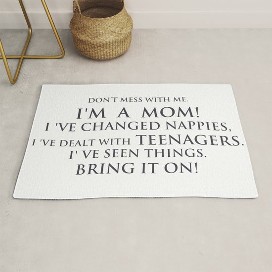 Bring It On Mother S Day Gift By Fanitsa Petrou Rug By
