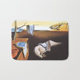 The Persistence of Memory by Salvador Dali Bath Mat | Melting, Dali, Landscape, Famous, Surreal, Scary, Fineart, Museum, Sci-Fi, Arthistory 