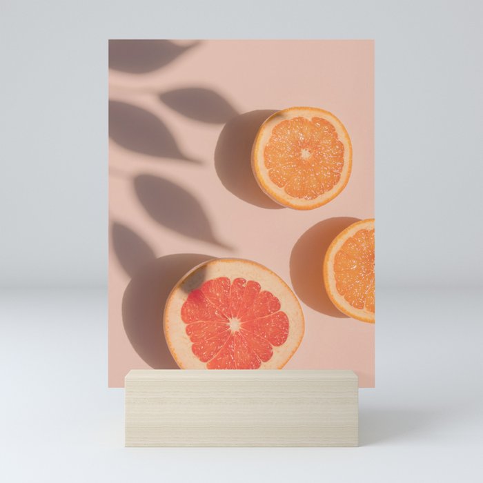 Citrus and Shadows Mini Art Print