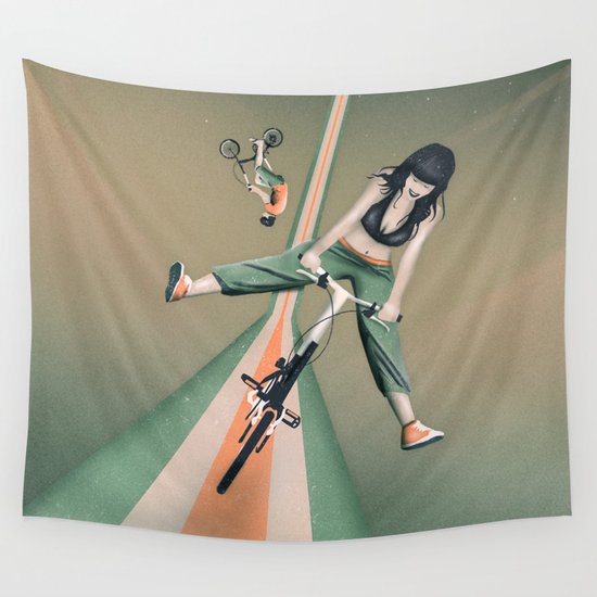 Happy Joyride Wall Tapestry