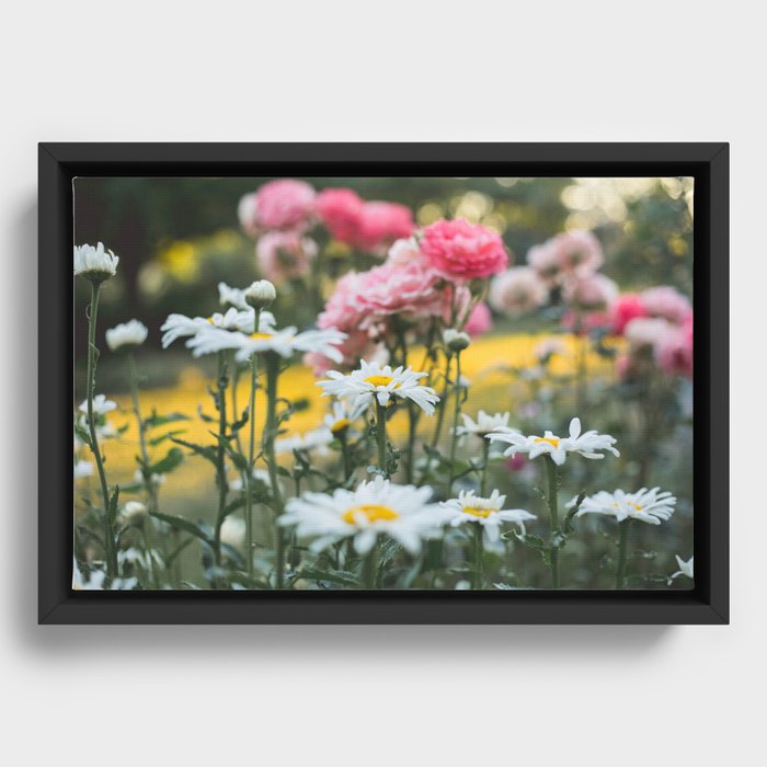 Wildflower Daylight Framed Canvas
