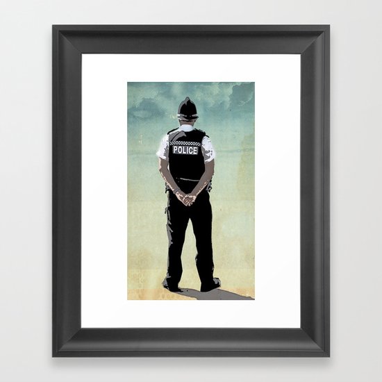 the calm Framed Art Print