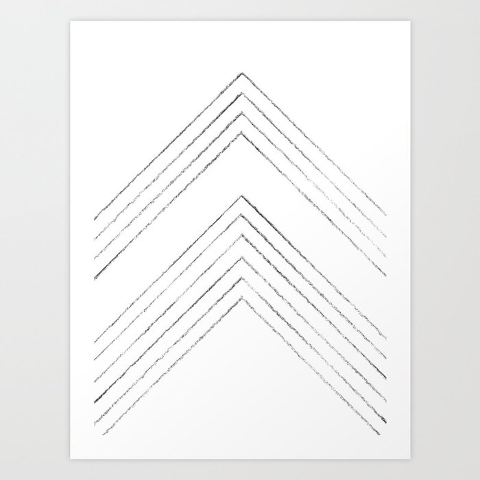 Geometric line art 4 Art Print