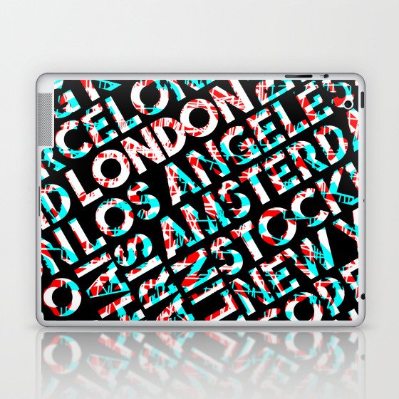London  - city names text design Laptop & iPad Skin