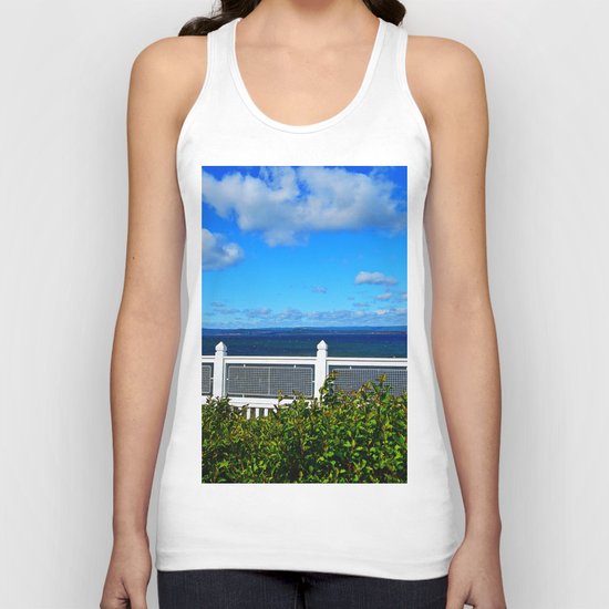 Shoreline Fence Unisex Tank Top