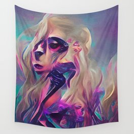 Abstract Lady G Wall Tapestry