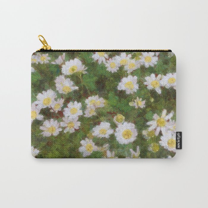 Daisies In Spring Carry-All Pouch