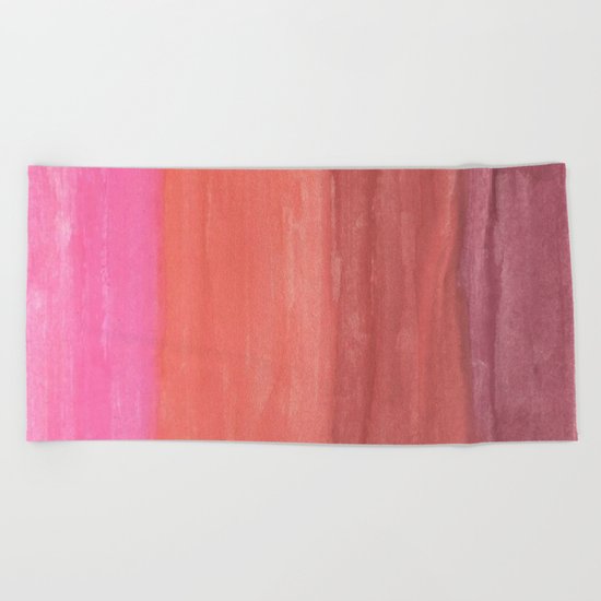 Summer Fresh Abstract Beach Towel