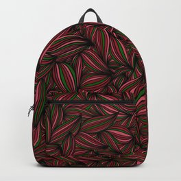 Red and Green petals Backpack
