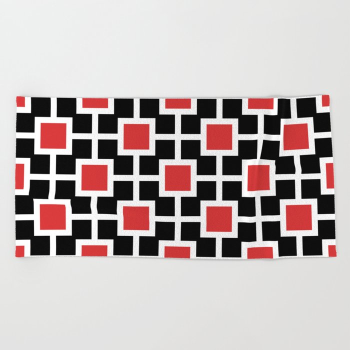 Red and outlet black beach towels