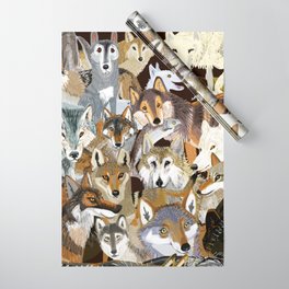 Wolves o´clock (Time to Wolf) Wrapping Paper