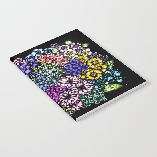 Midnight Blossoms Notebook