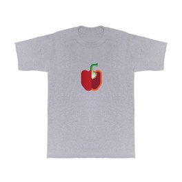 Vegetable: Bell Pepper T Shirt | Paprika, Vegetable, Jalepeno, Modern, Chili, Gardening, Garden, Pepper, Redpepper, Food 