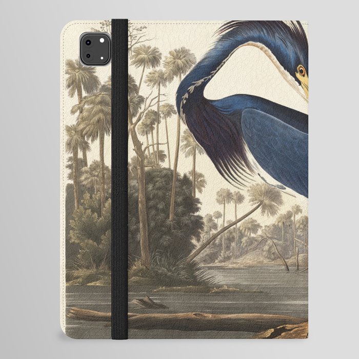 Louisiana Heron from Birds of America (1827) by John James Audubon iPad Folio Case
