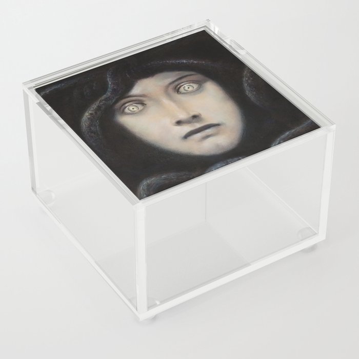 Franz von Stuck - Head of Medusa Acrylic Box