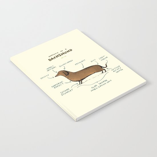 Anatomy of a Dachshund Notebook