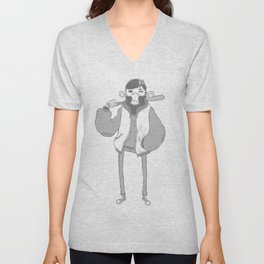 Monkey Business V Neck T Shirt