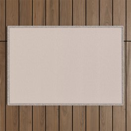 Light Beige Brown Solid Color Pairs PPG Bermuda Sand PPG1074-3 - All One Single Shade Hue Colour Outdoor Rug