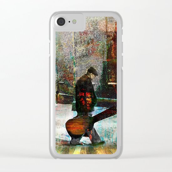 The guitarist Clear iPhone Case