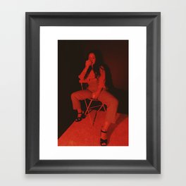 blood moon Framed Art Print