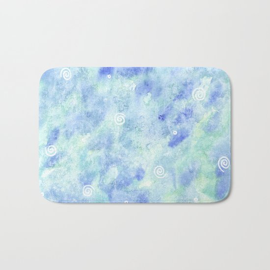 Blue lagoon Bath Mat