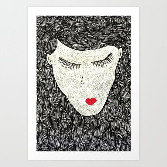 that all elusive peace of mind Art Print