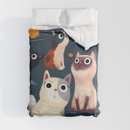 Cat Print Comforter