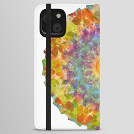 Bright Colorful Art - Sunshine Mandala iPhone Wallet Case