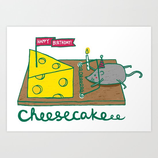 Cheesecake Art Print