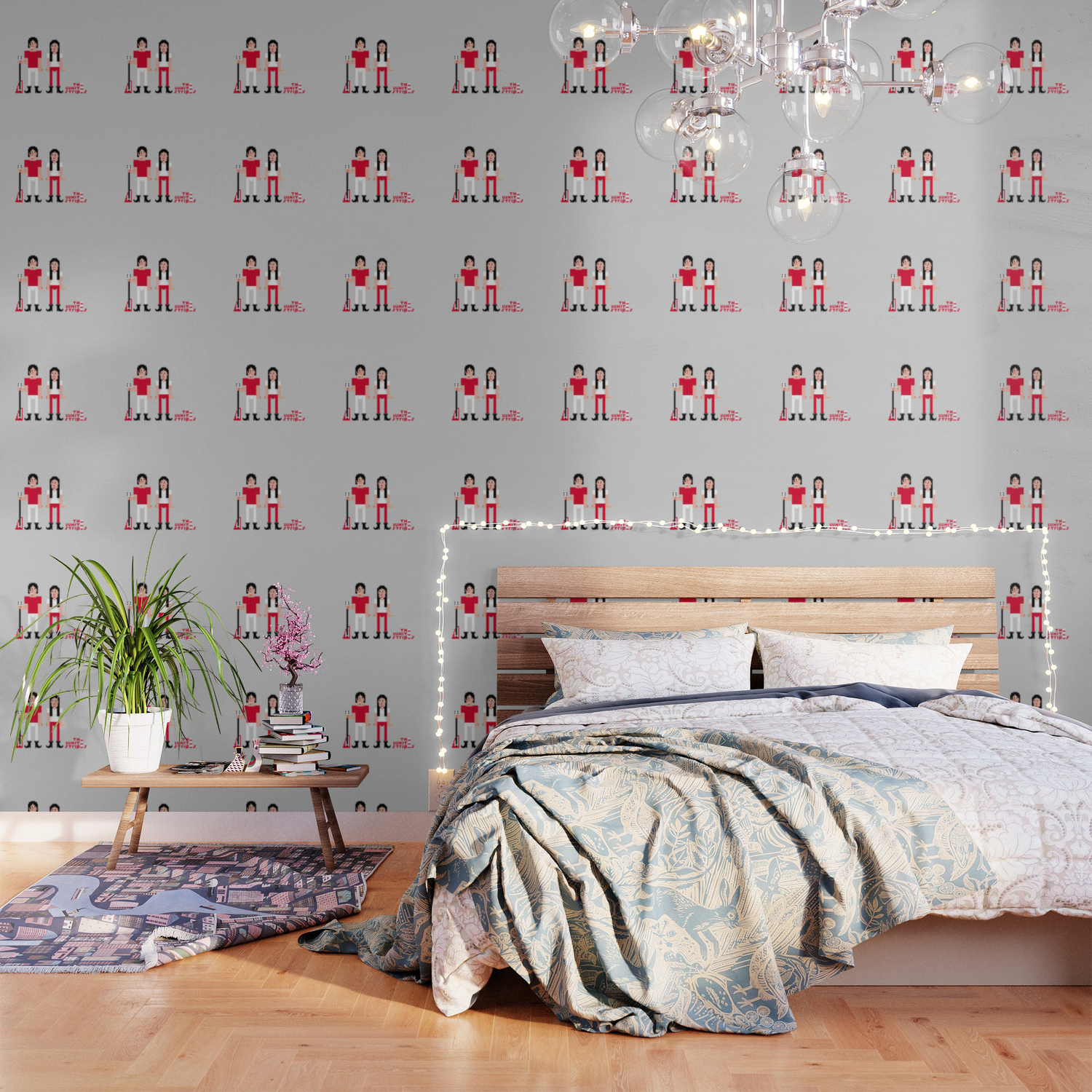 The White Stripes Wallpaper By Pixelpower Society6 The White Stripes Wallpaper By Pixelpower Society6