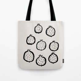 Pomegranate Dots Tote Bag