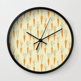 Farmer’s Carrots Wall Clock