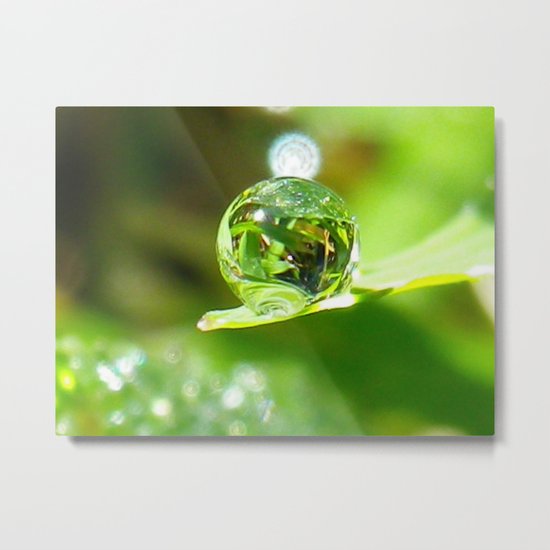 drop Metal Print
