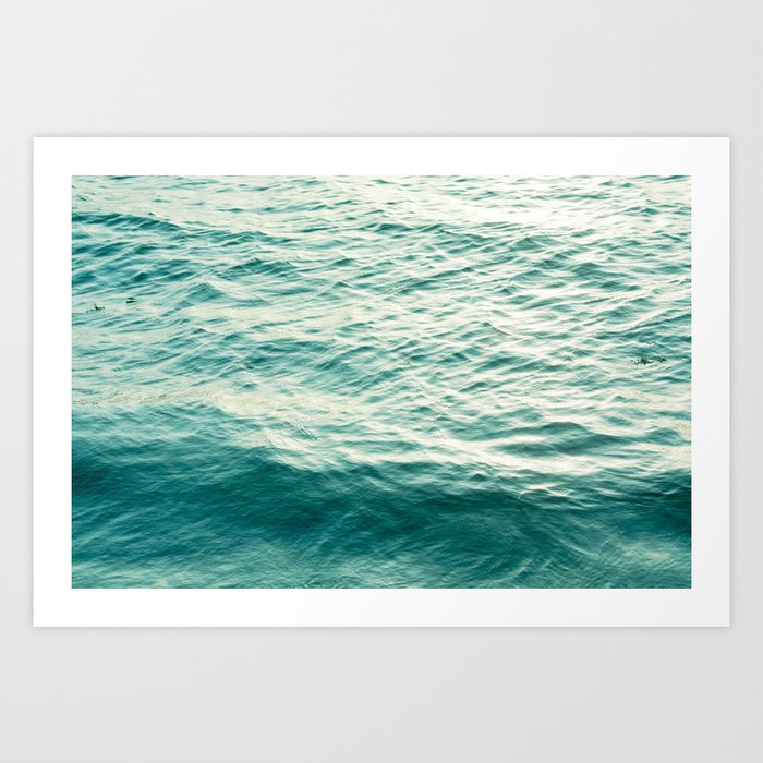 Blue Water Art Print
