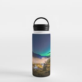 Aurora - Northern Lights in Whistler Creekside with Kadenwood Gondola Water Bottle