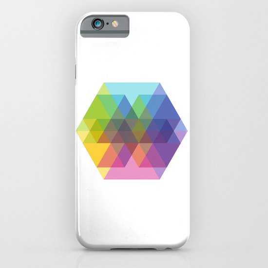 Fig. 040 Hexagon Shapes iPhone & iPod Case